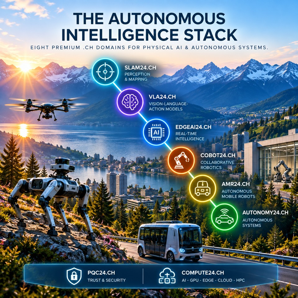 Autonomous Intelligence Stack — SLAM24, VLA24, EDGEAI24, COBOT24, AMR24, AUTONOMY24, PQC24 and COMPUTE24