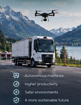 Autonomous mobility in a Swiss Alpine landscape